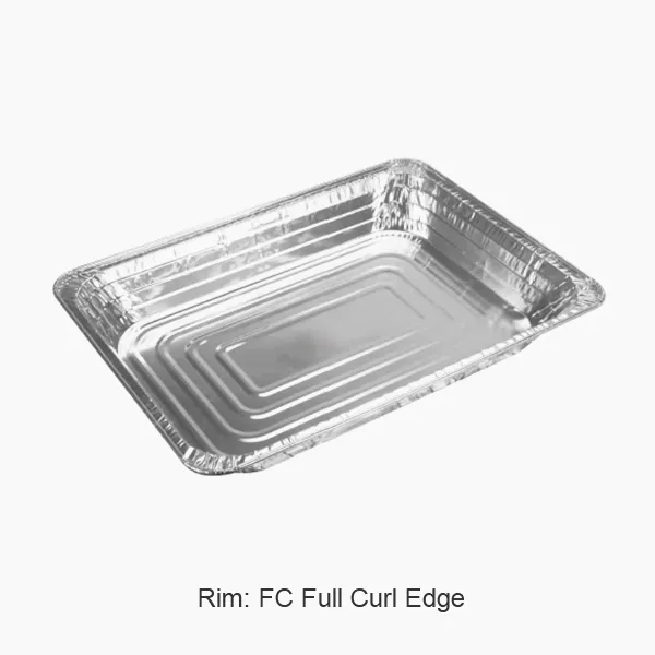 বড় ডিসপোজেবল অ্যালুমিনিয়াম ফয়েল ট্রে